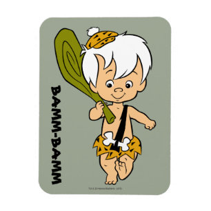 Magnet Flexible La blocaille des Flintstones   Bamm-Bamm