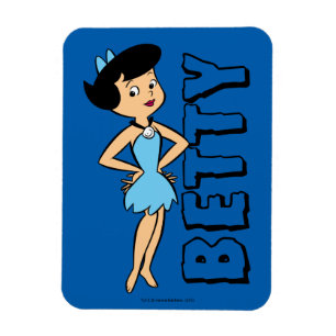 Magnet Flexible La blocaille des Flintstones   Betty