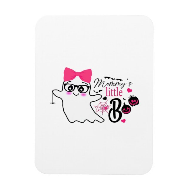 Magnet Flexible La Boo d'Halloween de Maman (Vertical)