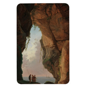 Magnet Flexible La bouche d'une grotte (1784) Hubert Robert