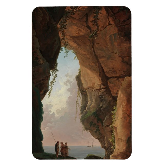 Magnet Flexible La bouche d'une grotte (1784) Hubert Robert (Vertical)