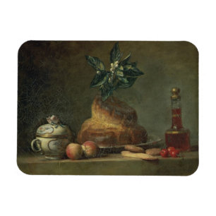 Magnet Flexible La brioche ou le dessert, 1763 (huile sur la