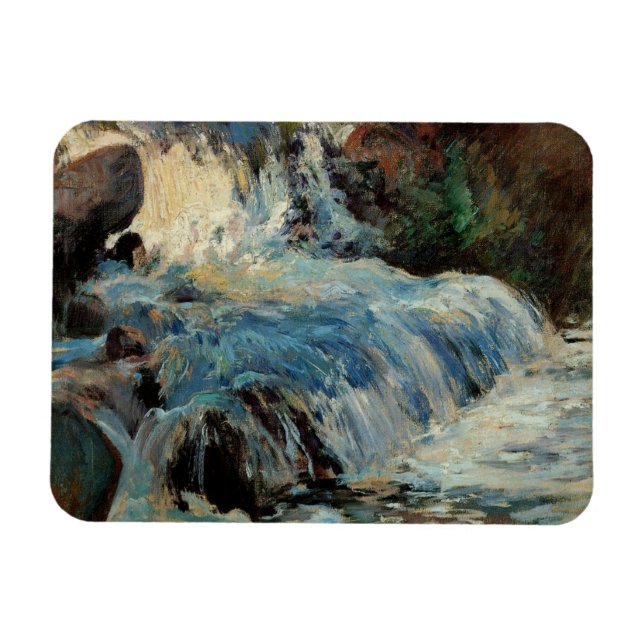 Magnet Flexible La cascade par John Henry Twachtman (Horizontal)
