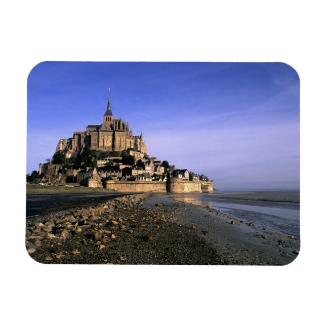 Magnet Flexible La célèbre forteresse de l'île Le Mont St Michel à (Horizontal)