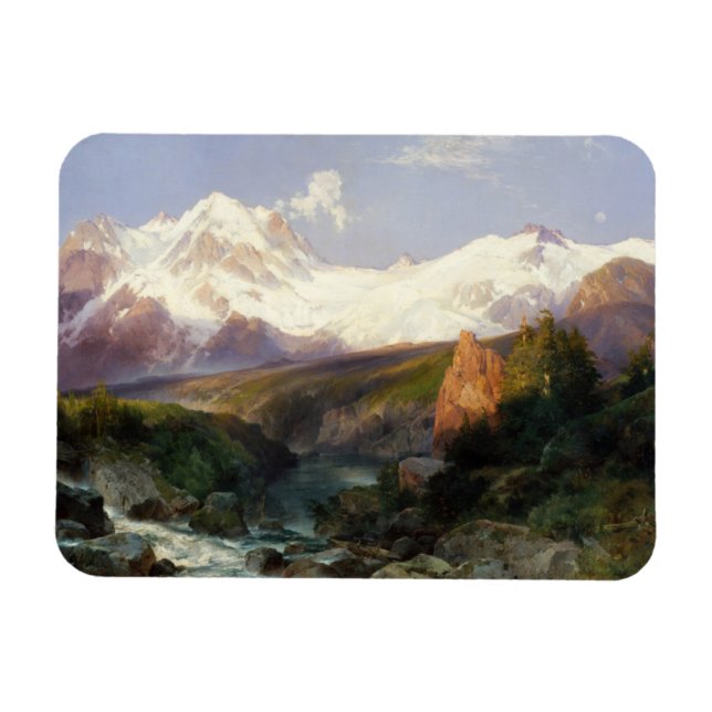 Magnet Flexible La chaîne de Teton (Horizontal)