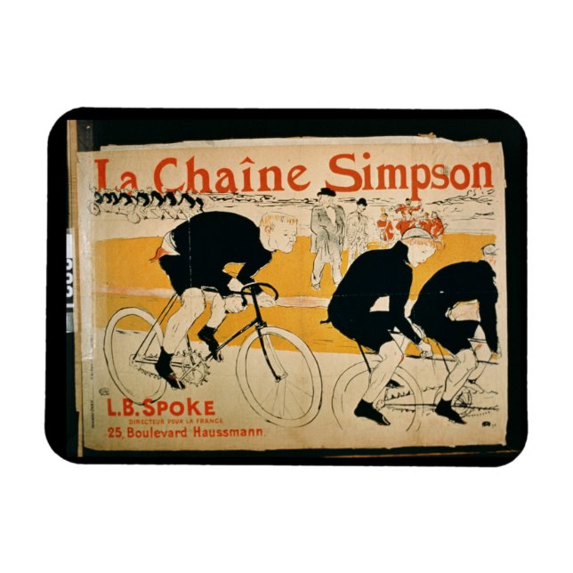 Magnet Flexible "La Chaîne Simpson", Paris (litho couleur) (Horizontal)
