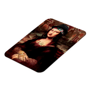 Magnet Flexible La Chola Mona Lisa Mexicaine