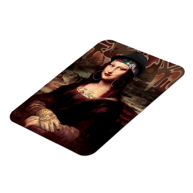 Magnet Flexible La Chola Mona Lisa Mexicaine (Côté Gauche)