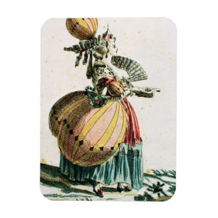 Magnet Flexible La coquette de vol, c.1784 (gravure de couleur)