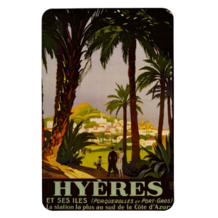 Magnet Flexible La Côte d'Azur vintage, France -
