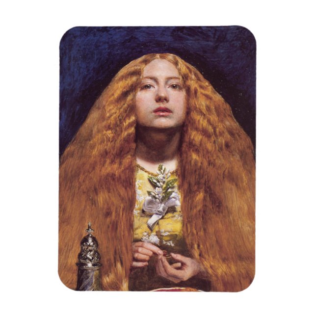 Magnet Flexible La Demoiselle d'honneur (de John Everett Millais) (Vertical)