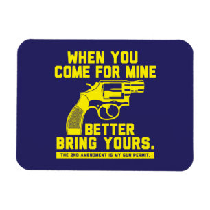 Magnet Flexible La deuxième arme à feu d'amendement redresse