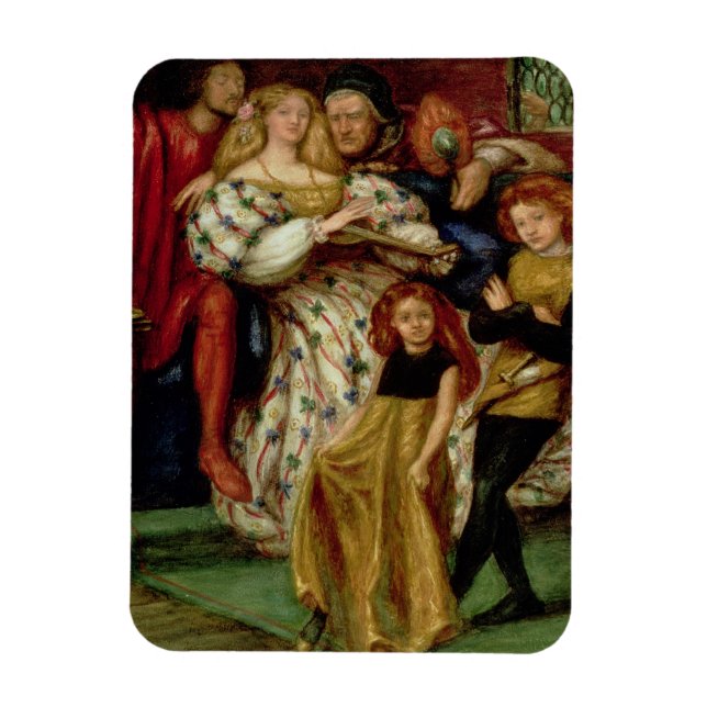 Magnet Flexible La famille Borgia, 1863 (Vertical)