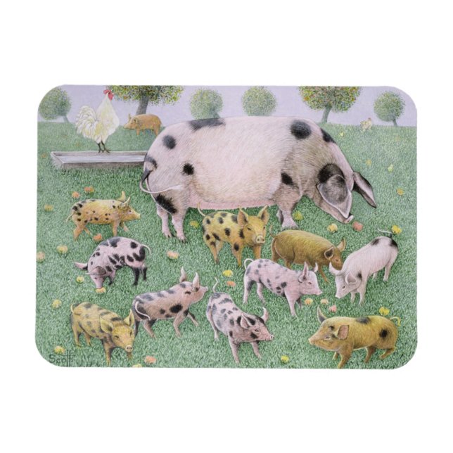 Magnet Flexible La fête des pommes (Horizontal)