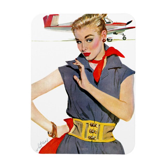 Magnet Flexible La fille qui a volé des avions (Vertical)