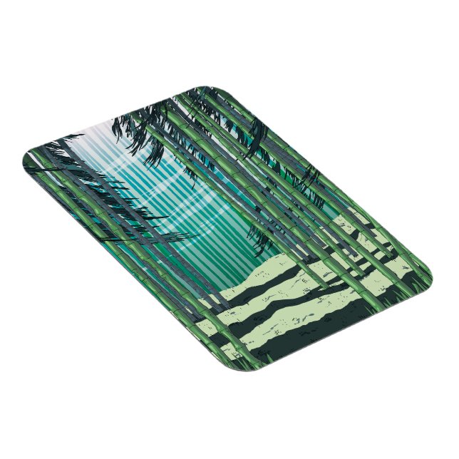 Magnet Flexible La forêt de Bamboo (Côté Droit)