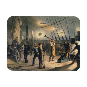Magnet Flexible La Forge sur le pont du Grand-Orient, nuit de