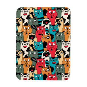 Magnet Flexible La foule des chats