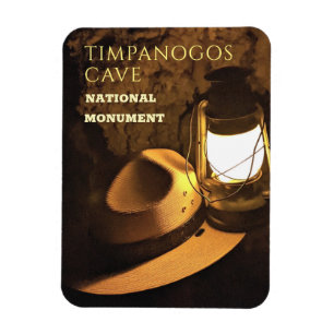 Magnet Flexible La grotte de Timpanogos, Casquette et lanterne de