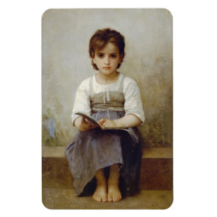 Magnet Flexible ""La leçon difficile" de William Bouguereau