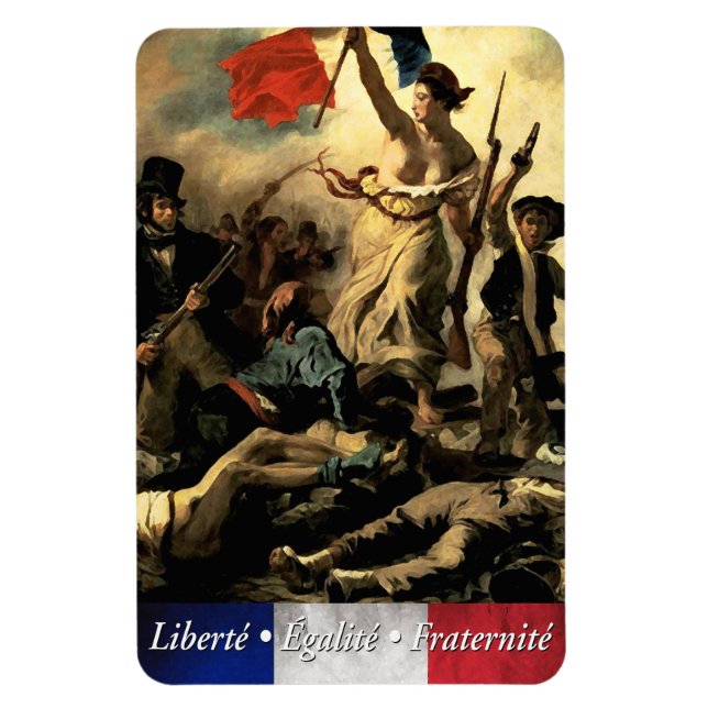 Magnet Flexible La liberté à la tête du peuple (Vertical)