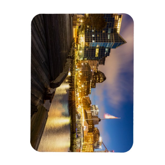 Magnet Flexible La ligne d'atterrissage d'Halifax au Canada (Vertical)