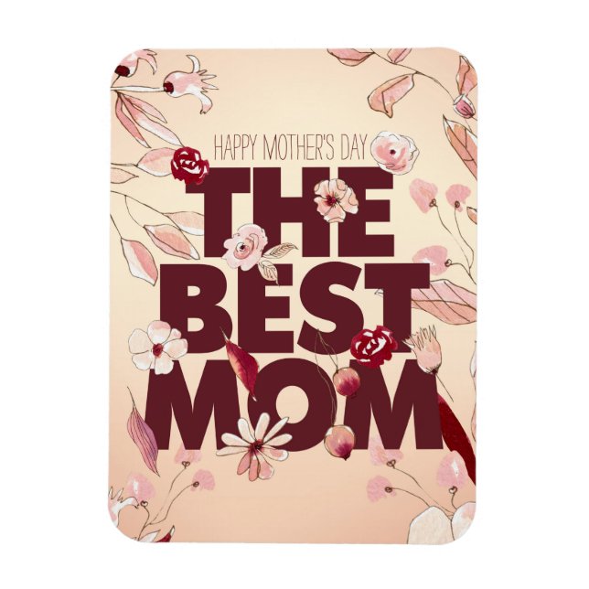 Magnet Flexible La meilleure maman | Fête des mères (Vertical)