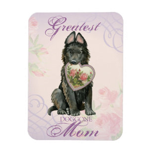 Magnet Flexible La mère du coeur de Sheepdog en Belgique