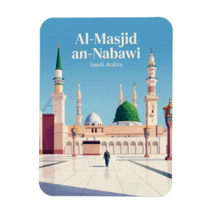 Magnet Flexible La Mosquée du Prophète (Al-Masjid an-Nabawi)