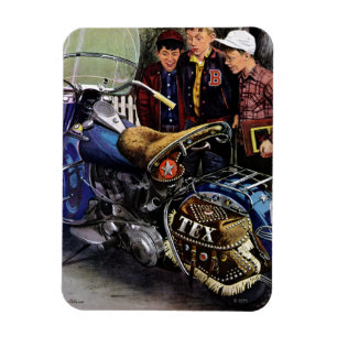 Magnet Flexible La moto de Tex