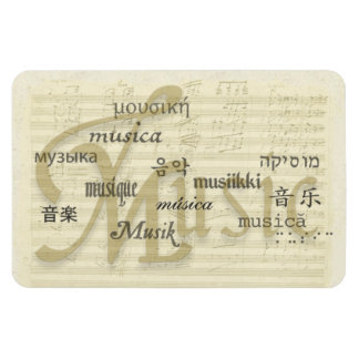 Magnet Flexible La musique est une langue universelle