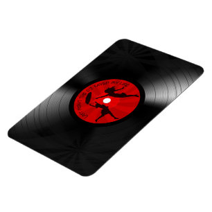 Magnet Flexible La nuit dernière le DJ a sauvé mon noir de disqu