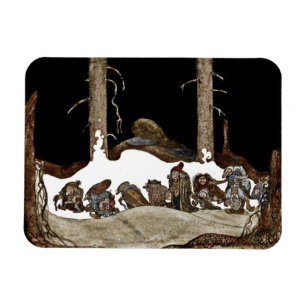 Magnet Flexible La nuit d'hiver