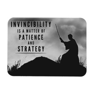 Magnet Flexible La patience de l'invincibilité - Inspirationnel