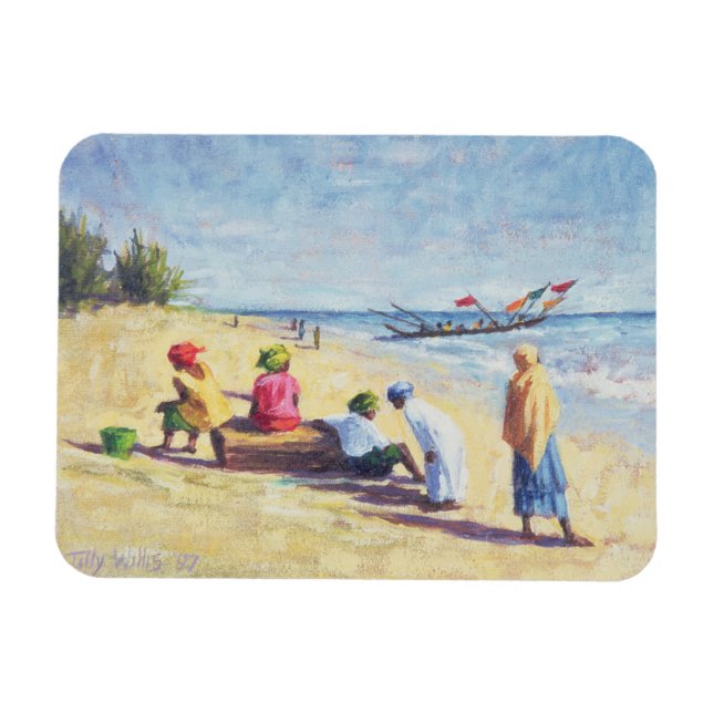 Magnet Flexible La plage à Abene Sénégal 1997 (Horizontal)