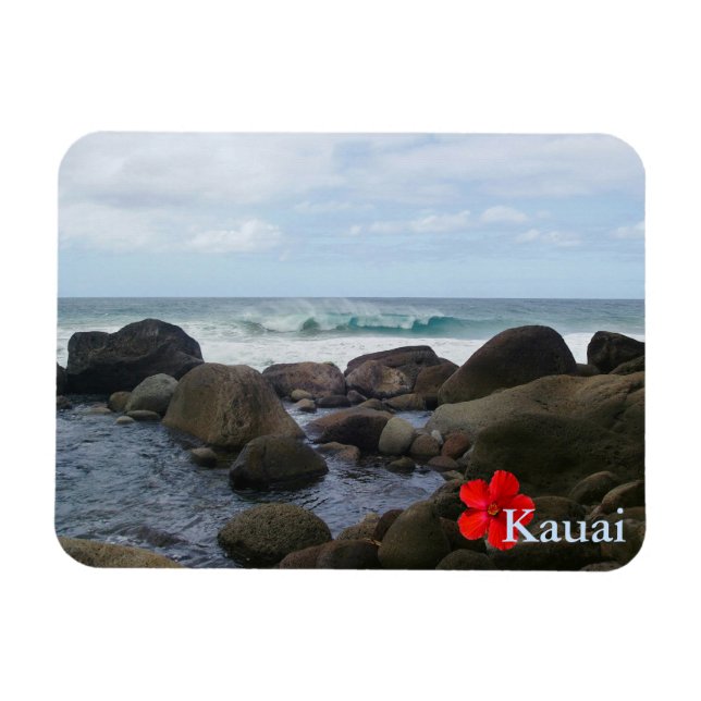 Magnet Flexible La plage de Hanakapi'ai (Horizontal)