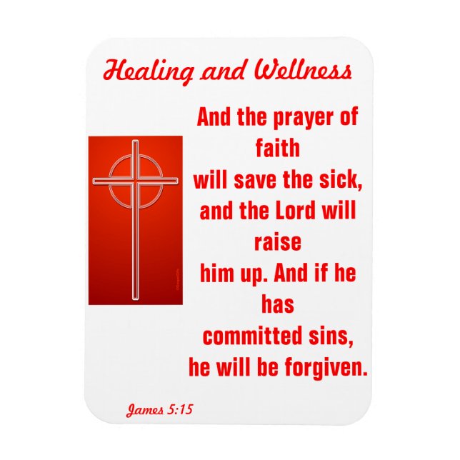 Magnet Flexible La prière de la foi (Vertical)