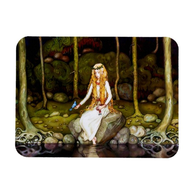 Magnet Flexible La princesse dans la forêt (Horizontal)