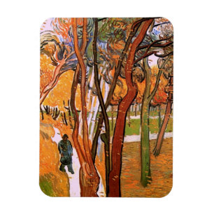 Magnet Flexible La Promenade : feuilles mortes de Vincent van Gogh
