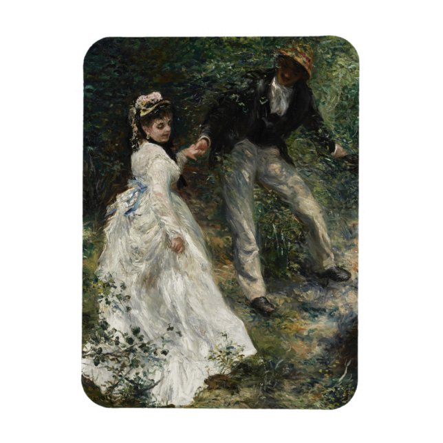 Magnet Flexible La Promenade Renoir Impressionniste Peinture Art (Vertical)