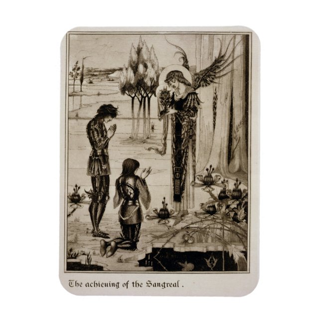 Magnet Flexible La réalisation du Sangreal, du Morte d'Ar (Vertical)