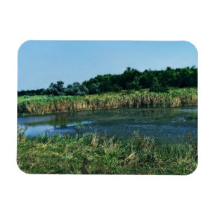Magnet Flexible La rivière Molochnaya près de Melitopol. Po Ukrain