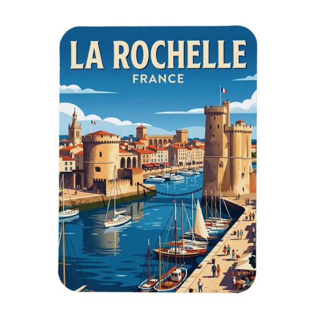 Magnet Flexible La Rochelle France (Vertical)