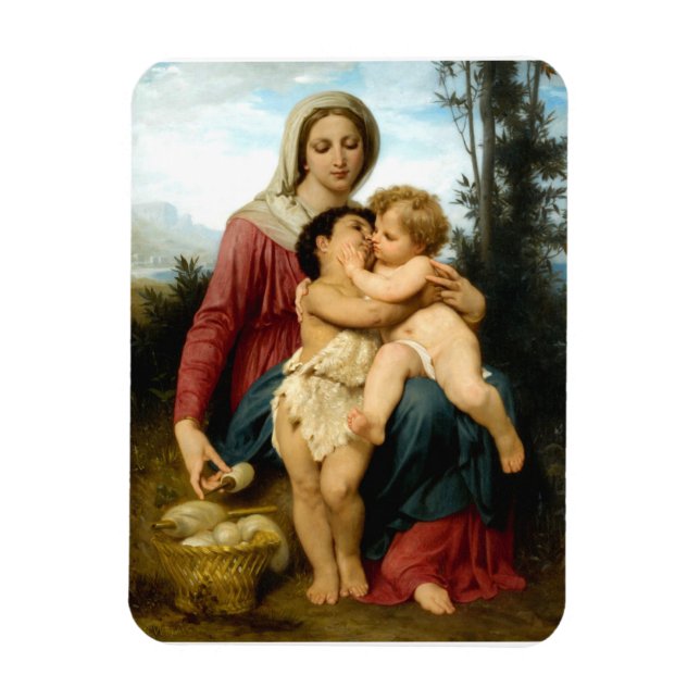 Magnet Flexible La Sainte Famille par William Bouguereau (Vertical)