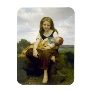 Magnet Flexible La soeur aînée par William-Adolphe Bouguereau