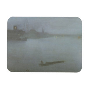 Magnet Flexible La Tamise - nocturne en bleu et argent, c.1872/8
