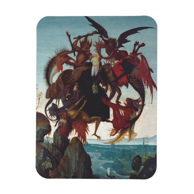 Magnet Flexible La Tentation de saint Antoine par Michelangelo (Vertical)