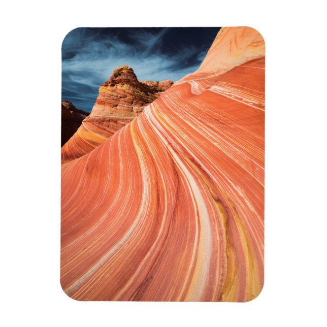Magnet Flexible La vague, falaises vermillon, Arizona (Vertical)
