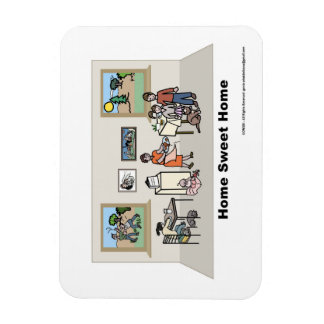 Magnet Flexible La vie de famille - Maison douce maison