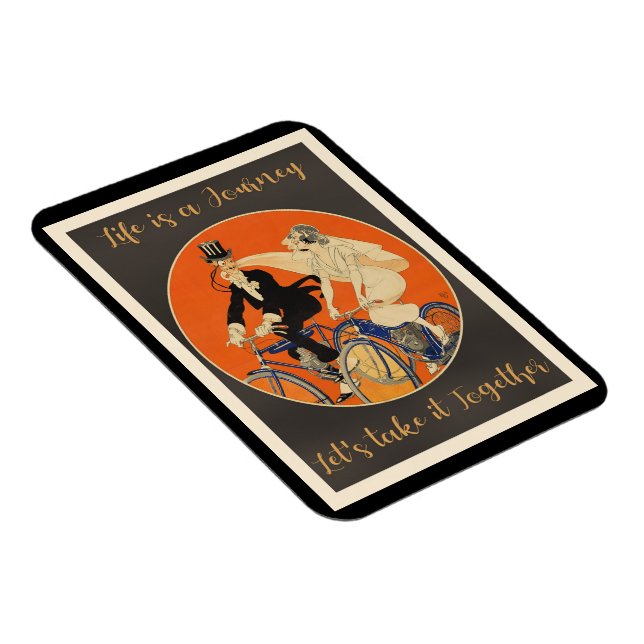 Magnet Flexible La vie est un voyage, l'amour, (Côté Droit)